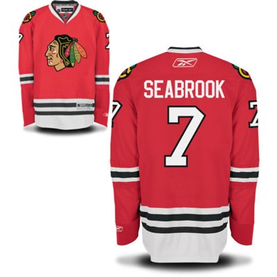 Brent Seabrook Chicago Blackhawks #7 Home Big And Tall Jersey - Red