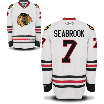 Brent Seabrook Chicago Blackhawks #7 Road Big And Tall Jersey - White