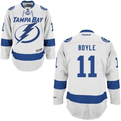 Brian Boyle Tampa Bay Lightning #11 Road Big And Tall Jersey - White