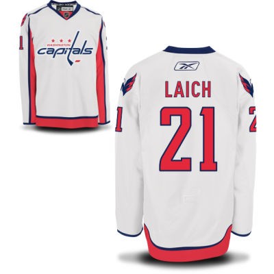 Brooks Laich Washington Capitals #21 Road Big And Tall Jersey - White