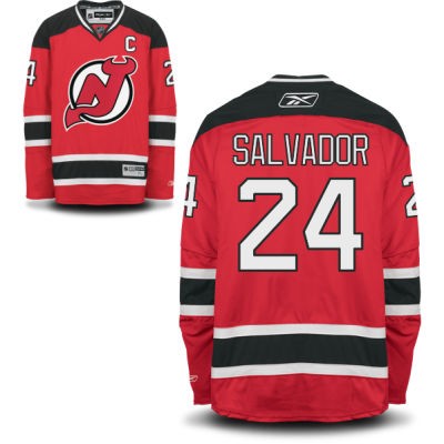 Bryce Salvador New Jersey Devils #24 Home C Patch Big And Tall Jersey - Red