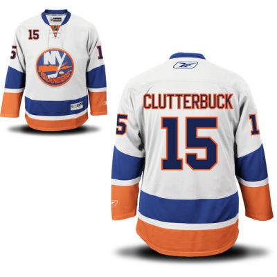 Cal Clutterbuck New York Islanders #15 Road Big And Tall Jersey - White