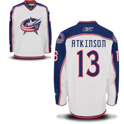 Cam Atkinson Columbus Blue Jackets #13 Road Big And Tall Jersey - White