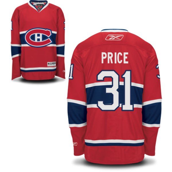 Carey Price Montreal Canadiens #31 Home Big And Tall Jersey - Red