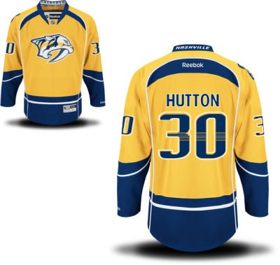 Carter Hutton Nashville Predators #30 Home Big And Tall Jersey - Gold