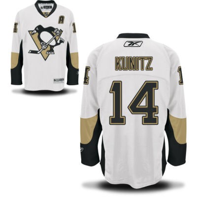 Chris Kunitz Pittsburgh Penguins #14 Road A Patch Big And Tall Jersey - White