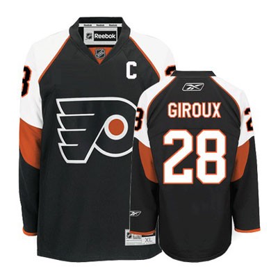 Claude Giroux Philadelphia Flyers #28 Alternate C Patch Big And Tall Jersey - Black