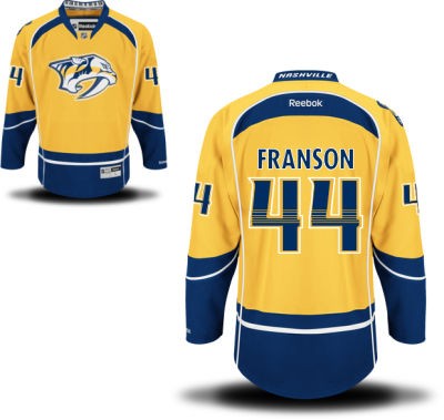 Cody Franson Nashville Predators #44 Home Big And Tall Jersey - Gold