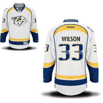 Colin Wilson Nashville Predators #33 Road Big And Tall Jersey - White