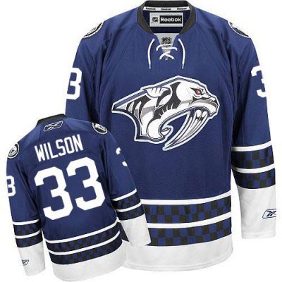 Colin Wilson Nashville Predators #33 Third Big And Tall Jersey - Blue