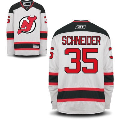 Cory Schneider New Jersey Devils #35 Road Big And Tall Jersey - White