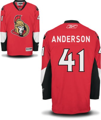 Craig Anderson Ottawa Senators #41 Home Big And Tall Jersey - Red