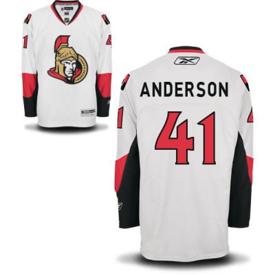 Craig Anderson Ottawa Senators #41 Road Big And Tall Jersey - White