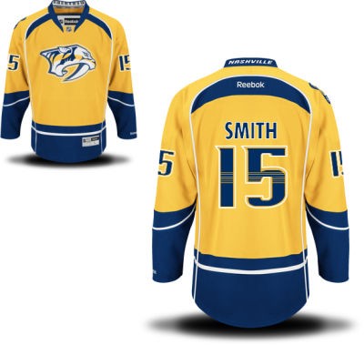 Craig Smith Nashville Predators #15 Home Big And Tall Jersey - Gold