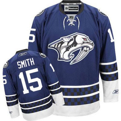 Craig Smith Nashville Predators #15 Third Big And Tall Jersey - Blue