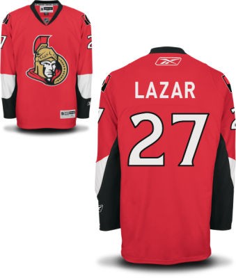 Curtis Lazar Ottawa Senators #27 Home Big And Tall Jersey - Red