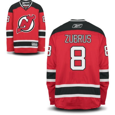 Dainius Zubrus New Jersey Devils #8 Home Big And Tall Jersey - Red