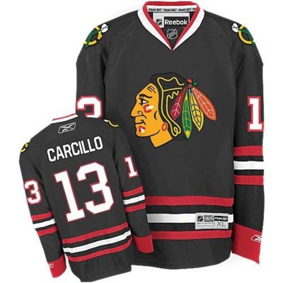 Daniel Carcillo Chicago Blackhawks #13 Alternate Big And Tall Jersey - Black