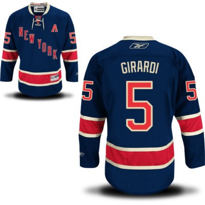 Daniel Girardi New York Rangers #5 Third A Patch Big And Tall Jersey - Blue