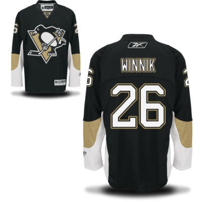 Daniel Winnik Pittsburgh Penguins #26 Home Big And Tall Jersey - Black