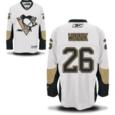 Daniel Winnik Pittsburgh Penguins #26 Road Big And Tall Jersey - White