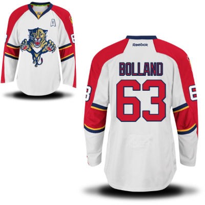 Dave Bolland Florida Panthers #63 Road A Patch Big And Tall Jersey - White