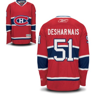 David Desharnais Montreal Canadiens #51 Home Big And Tall Jersey - Red