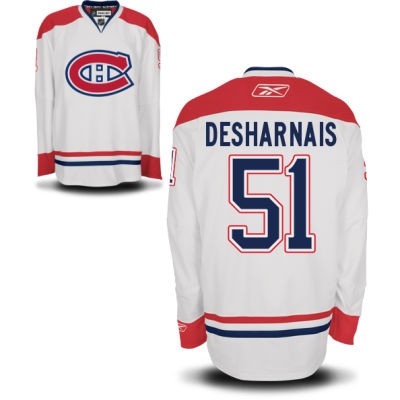 David Desharnais Montreal Canadiens #51 Road Big And Tall Jersey - White