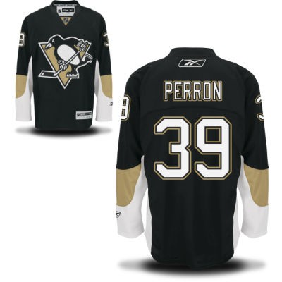 David Perron Pittsburgh Penguins #39 Home Big And Tall Jersey - Black