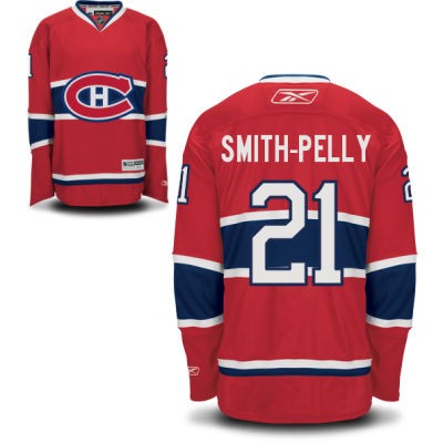 Devante Smith Pelly Montreal Canadiens #21 Home Big And Tall Jersey - Red