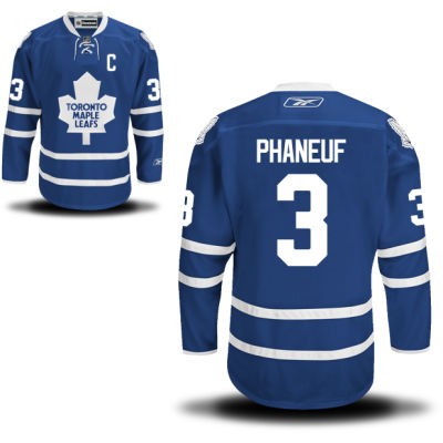 Dion Phaneuf Toronto Maple Leafs #3 Home C Patch Big And Tall Jersey - Blue