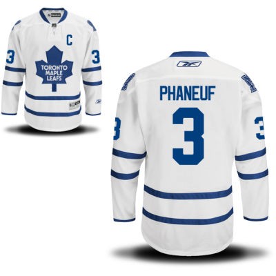 Dion Phaneuf Toronto Maple Leafs #3 Road C Patch Big And Tall Jersey - White