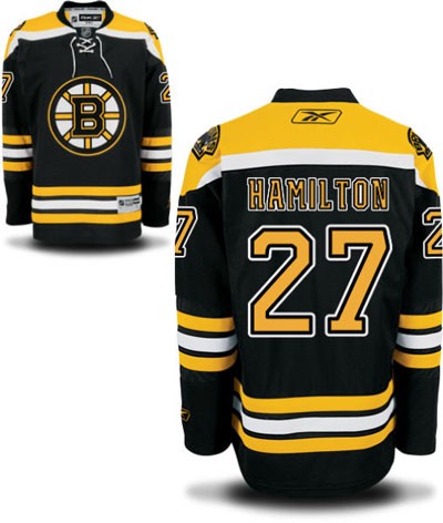 Dougie Hamilton Boston Bruins #27 Home Big And Tall Jersey - Black