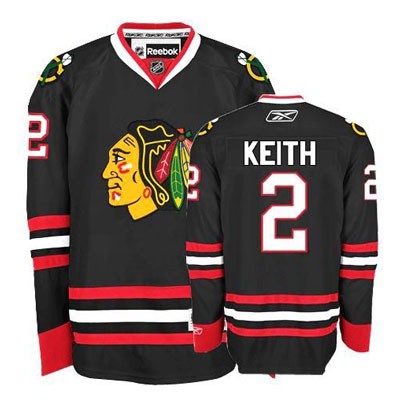 Duncan Keith Chicago Blackhawks #2 Alternate Big And Tall Jersey - Black