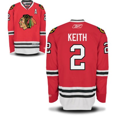 Duncan Keith Chicago Blackhawks #2 Home A Patch Big And Tall Jersey - Red