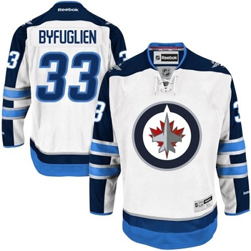 Dustin Byfuglien Winnipeg Jets #33 Road Big And Tall Jersey - White