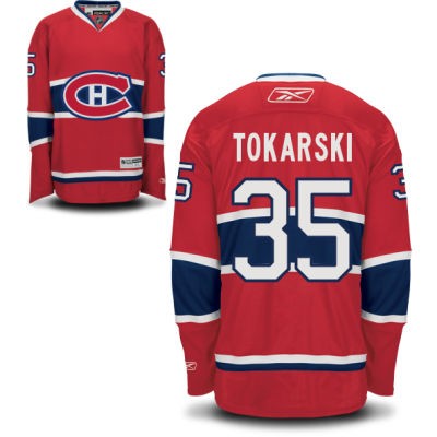 Dustin Tokarski Montreal Canadiens #35 Home Big And Tall Jersey - Red