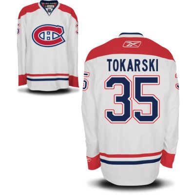 Dustin Tokarski Montreal Canadiens #35 Road Big And Tall Jersey - White