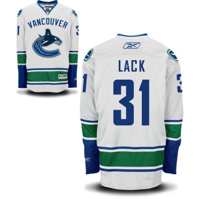 Eddie Lack Vancouver Canucks #31 Road Big And Tall Jersey - White