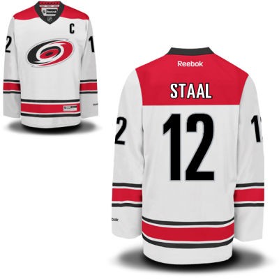 Eric Staal Carolina Hurricanes #12 Road C Patch Big And Tall Jersey - White