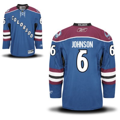 Erik Johnson Colorado Avalanche #6 Alternate Big And Tall Jersey - Blue