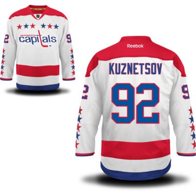 Evgeny Kuznetsov Washington Capitals #92 Alternate Big And Tall Jersey - White