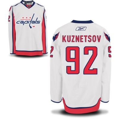 Evgeny Kuznetsov Washington Capitals #92 Road Big And Tall Jersey - White