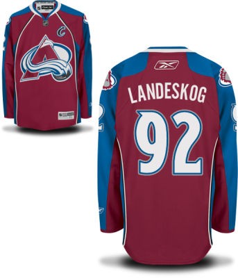 Gabriel Landeskog Colorado Avalanche #92 Home C Patch Big And Tall Jersey - Red