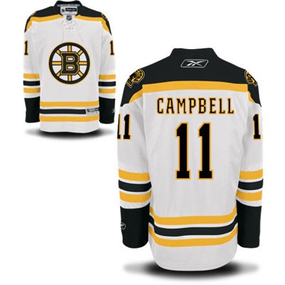 Gregory Campbell Boston Bruins #11 Road Big And Tall Jersey - White