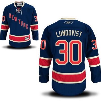 Henrik Lundqvist New York Rangers #30 Third Big And Tall Jersey - Blue