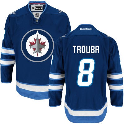 Jacob Trouba Winnipeg Jets #8 Home Big And Tall Jersey - Blue