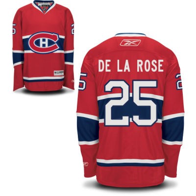 Jacob De La Rose Montreal Canadiens #25 Home Big And Tall Jersey - Red