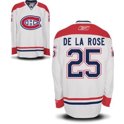 Jacob De La Rose Montreal Canadiens #25 Road Big And Tall Jersey - White