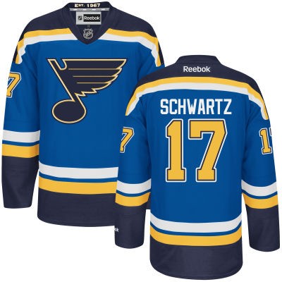 Jaden Schwartz St. Louis Blues #17 Home Big And Tall Jersey - Blue